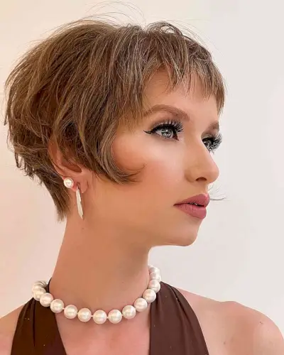 Effortless Choppy Layers Hairstyle