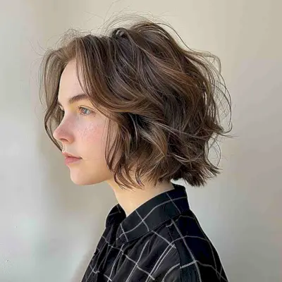 layered short choppy waves