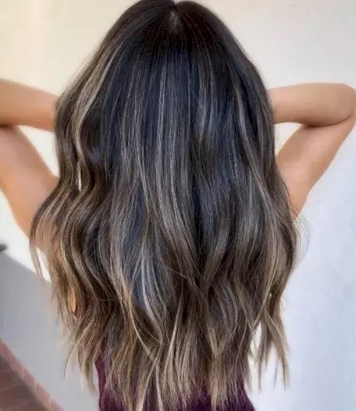 layered long texture