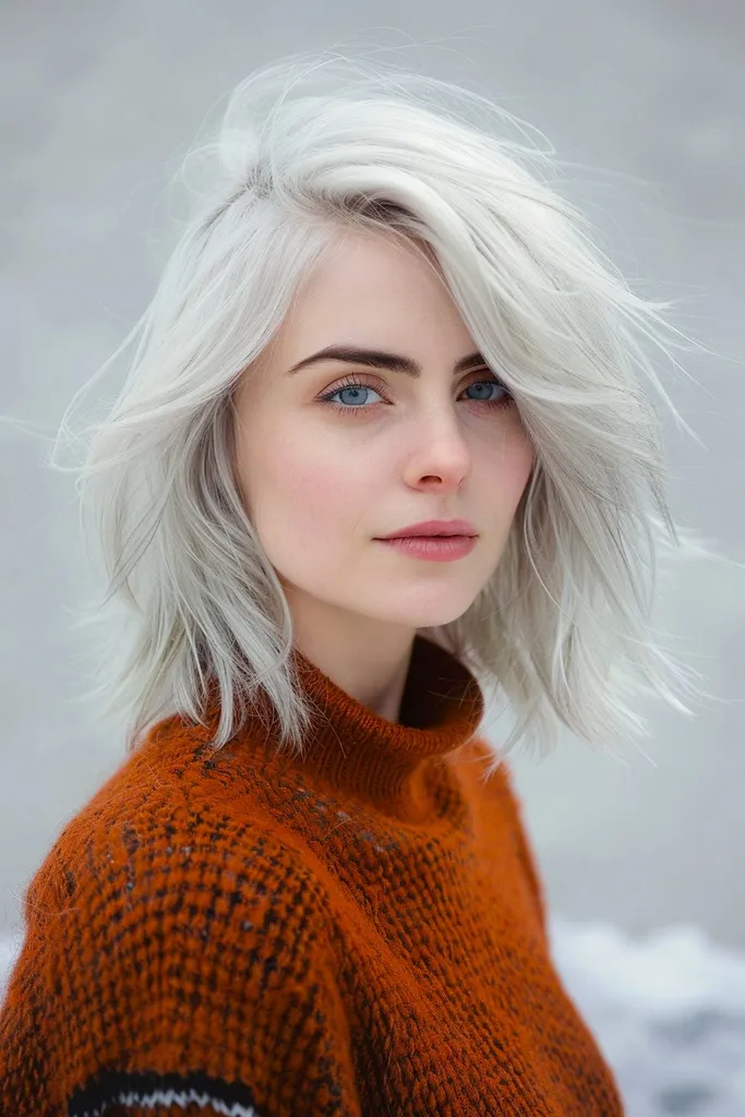 skyfrost lagen veren gelaagde snit' title=