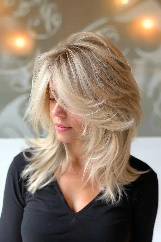 airwhisp veerval gelaagde snit' title=