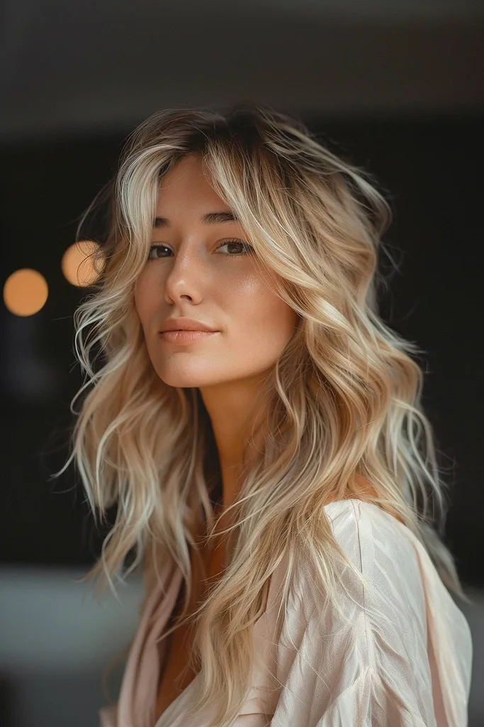 floatcut veren gelaagde snit' title=