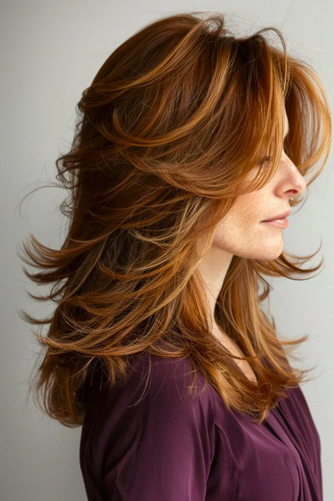 Featherlux Featherfall gelaagde snit' title=