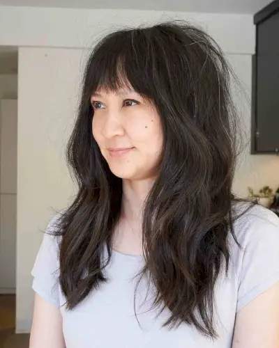 Shaggy Dark Brown Seamless Layers