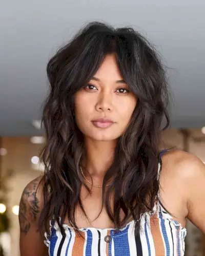 Modern Chocolatey Layered Shag