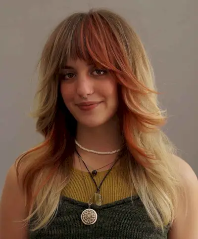 Straight Shaggy Hairstyle with Feathered Layers