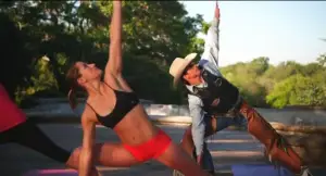 Yoga håller tjurrytaren stadig