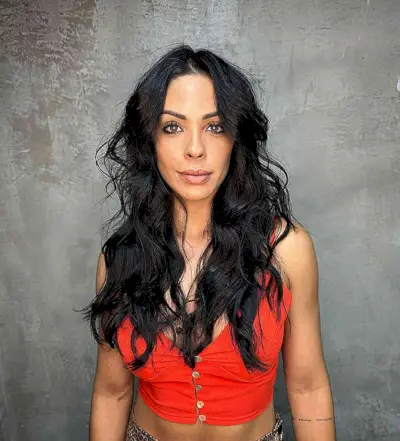 Low-Maintenance Jet Black Lived-In Long Waves for women with large foreheads