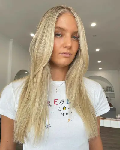 Easy blunt haircut for long fine hair