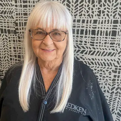 Simple Haircut for Women Over 70 with Long Hair