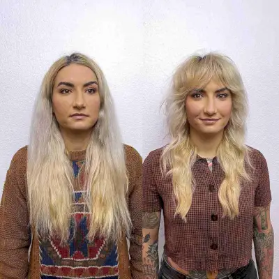 Bright Long Blonde Shag