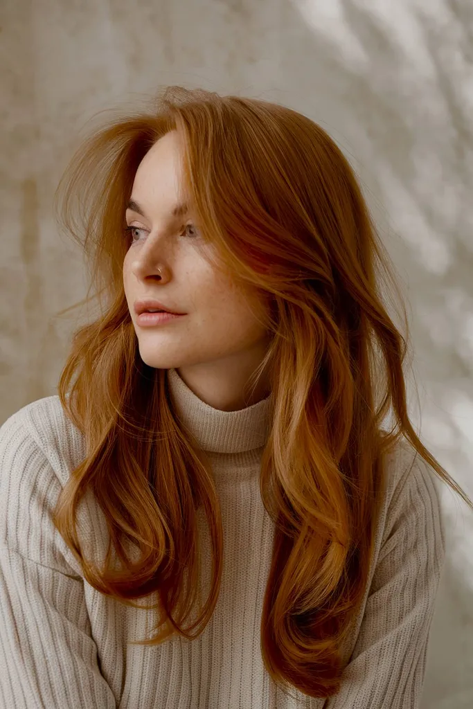 Lange Federschichten mit einem weichen, luftigen Finish für einen eleganten, romantischen Stil' title=