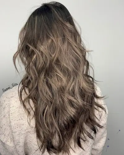 Long Layered Thin Loose Waves