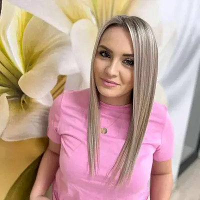 Middle-Parted Long Hair for the Thinnest Hair