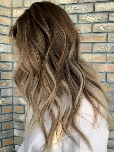 Melted long layers hairstyle