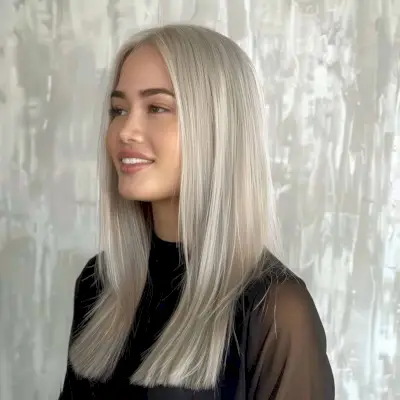 blunt cut for long thin hair