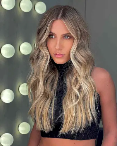 Long Middle-Parted Hair with Blunt Ends