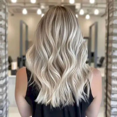 blunt cut for long wavy hair