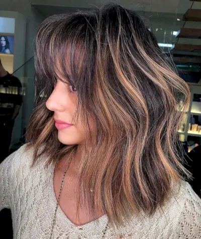 Loveliest Lob with Bangs
