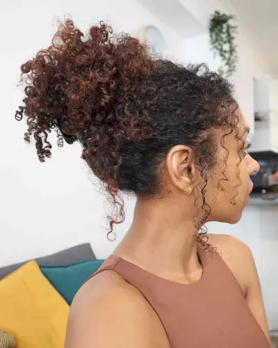 Cute Updo for Black Women