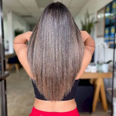 V-Cut with Graduation For Thin Hair