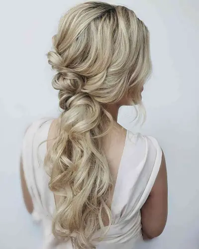 Side Faux Pony Waterfall