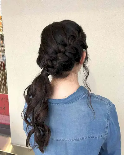 The Jasmine Inspired Side Ponytail for Long Hair
