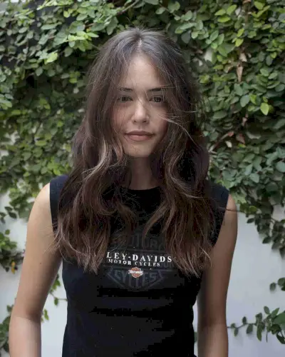 Lived-In Brunette Layers for Thick Hair