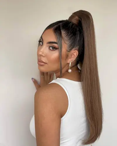 Quick and Easy High Ponytail