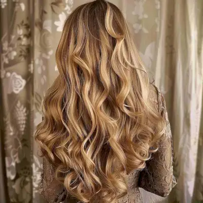 Easy hairstyles for long hair - volume and waves