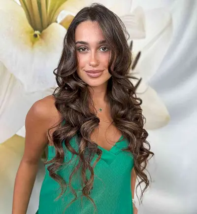 Long Dark Chocolate Wavy Hairstyle