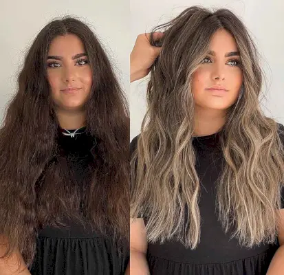 Charming long beachy waves