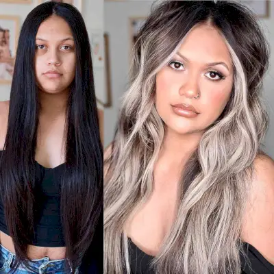 Sassy balayage lived-in waves