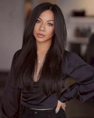 Gorgeous Dark Brunette Straight Style for Long Hair