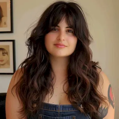 bouncy layers for round faces