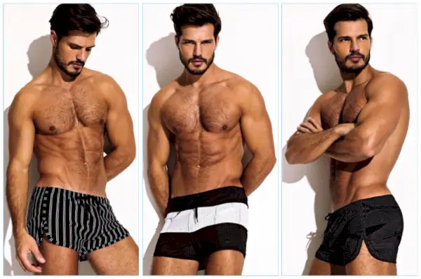 Charlie cherche à nager pendant la saison avec de nouveaux styles de maillots de bain