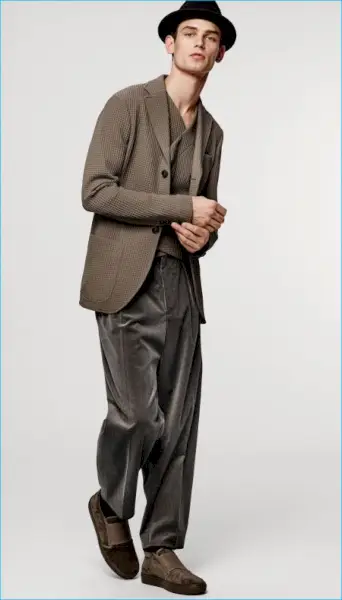 Giorgio Armani 2016 סתיו חורף Mens Lookbook 012