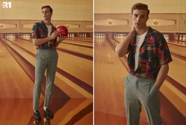 Julian Schneyder fait du bowling dans un style d'inspiration rétro pour Simons