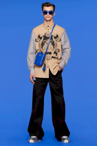 Lookbook kolekcji męskiej Versace Pre Fall 2022 012