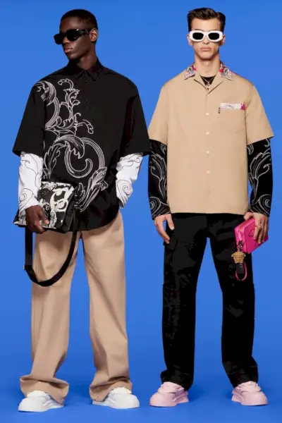Lookbook kolekcji męskiej Versace Pre Fall 2022 008