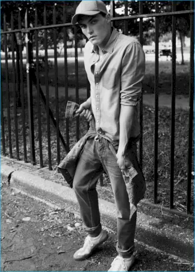 Mango Men 2016 Fall Denim Lookbook 004