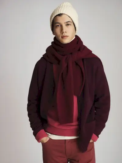 El modelo Benjamin Bernadet luce un look otoño-invierno 2018 de UNIQLO.