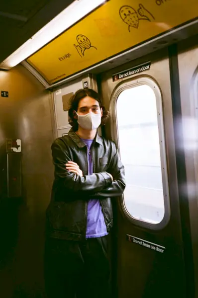 Met de metro reist Sebastião Hungerbühler op zaterdag naar New York City