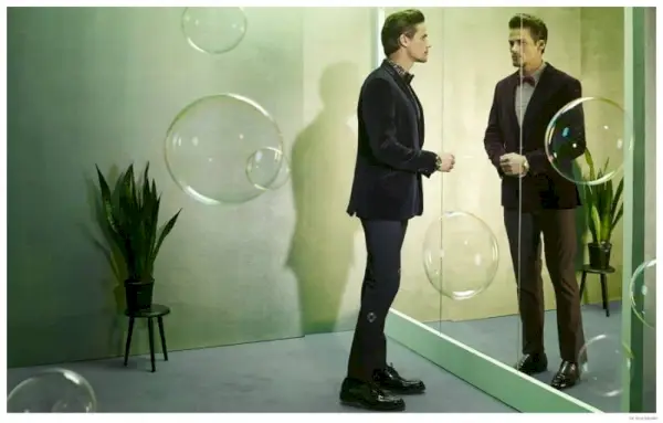 Los gemelos modelos Marcos y Marcio Patriota celebran las fiestas con De Bijenkorf