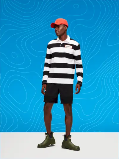 מייצר נרתיק לפסים נועזים, רמי לובש מראה של Target