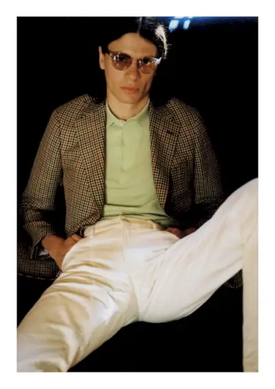 ベージュ 2019 春夏メンズ ルックブック 014