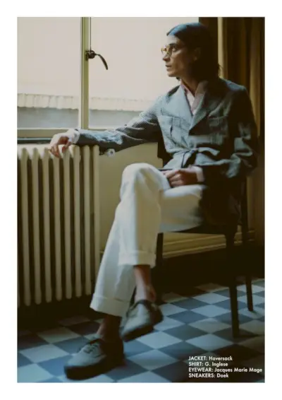 ベージュ 2019 春夏メンズ ルックブック 018