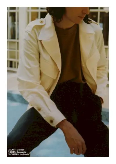 ベージュ 2019 春夏メンズ ルックブック 019