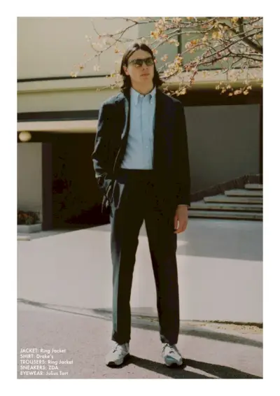 ベージュ 2019 春夏メンズ ルックブック 020