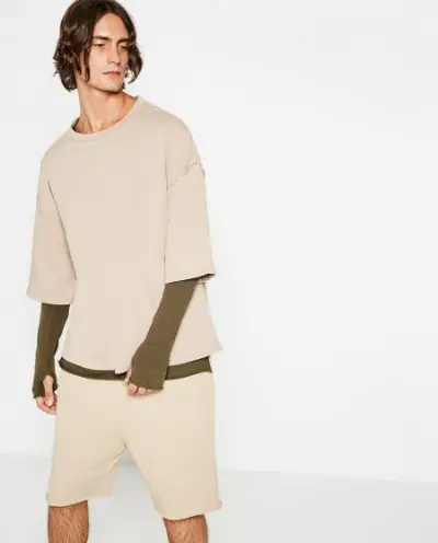 Bluza z krótkim rękawem Zara Man Streetwise Collection